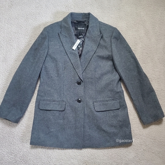 Madewell Marled Bedford Oversized Blazer - Picture 5 of 12